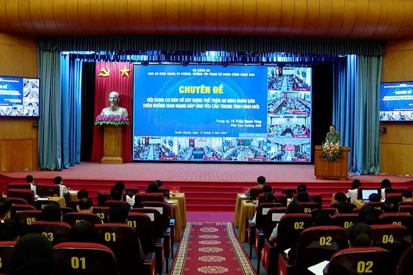 (TTV) Hội nghị triển khai thế trận an ninh nhân dân trên không gian mạng