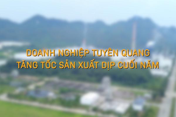 DOANH NGHIỆP TUYÊN QUANG TĂNG TỐC SẢN XUẤT DỊP CUỐI NĂM