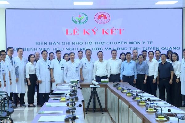 (TTV) Ký kết biên bản ghi nhớ hỗ trợ chuyên môn y tế