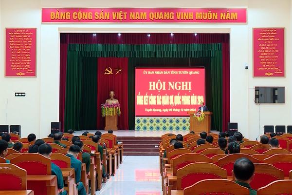 (TTV) Hội nghị Tổng kết công tác quân sự quốc phòng năm 2024