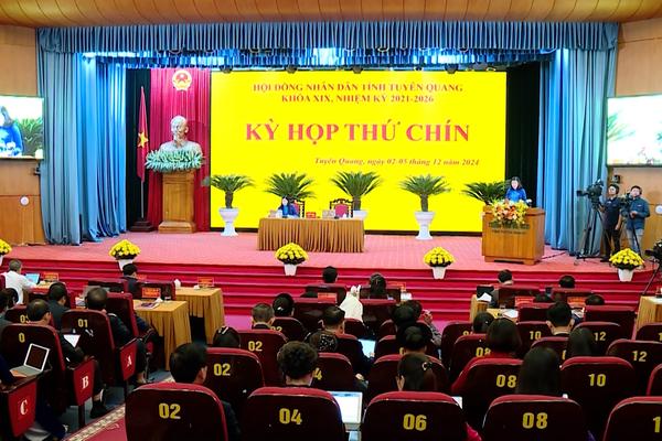 (TTV) Khai mạc Kỳ họp thứ chín, Hội đồng Nhân dân tỉnh khóa XIX, nhiệm kỳ 2021-2026