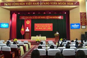 (TTV) Kỳ họp thứ chín Hội đồng nhân dân huyện Yên Sơn khóa XX;