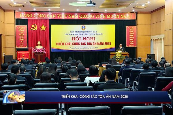 (TTV) Triển khai công tác tòa án năm 2025