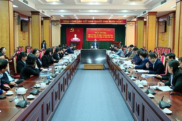 (TTV) Văn phòng Tỉnh ủy triển khai công tác đảng, cơ quan năm 2025