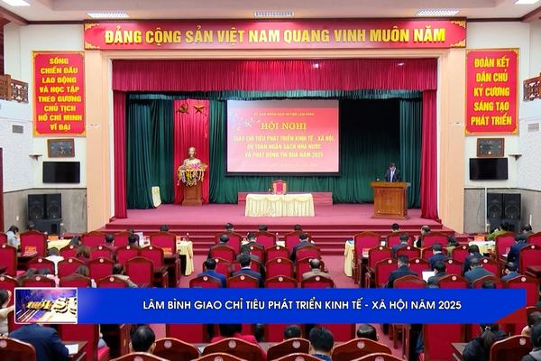   (TTV) Lâm Bình giao chỉ tiêu phát triển kinh tế - xã hội năm 2025