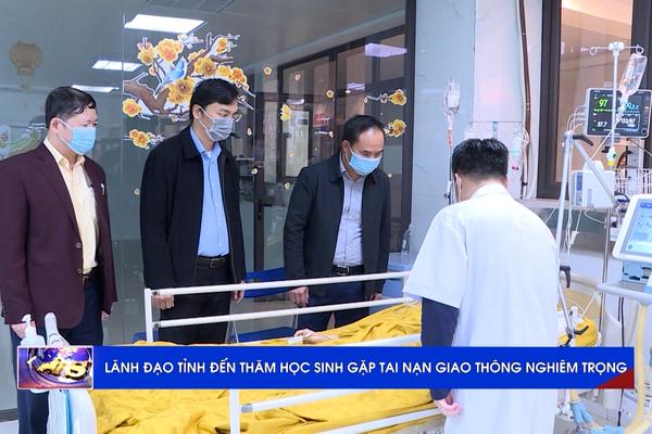 (TTV) Lãnh đạo tỉnh thăm học sinh gặp tai nạn nghiêm trọng