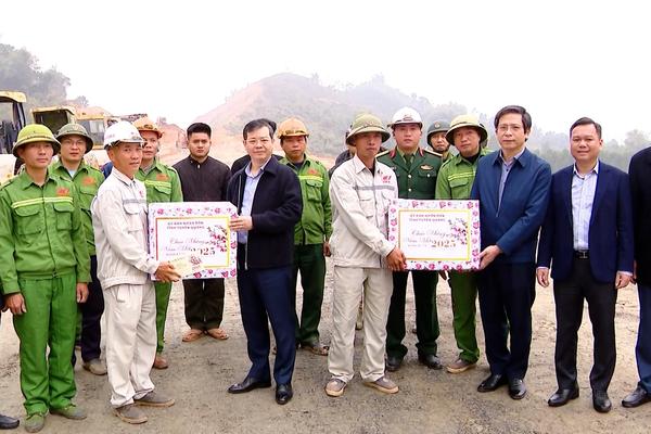 (TTV) ĐỒNG CHÍ NGUYỄN VĂN SƠN, PHÓ BÍ THƯ TỈNH ỦY, CHỦ TỊCH UBND TỈNH KIỂM TRA TIẾN ĐỘ DỰ ÁN CAO TỐC TUYÊN QUANG – HÀ GIANG