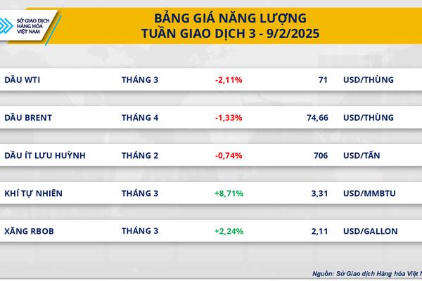 Thị trường hàng hóa: Nhiều mặt hàng biến động mạnh tuần qua