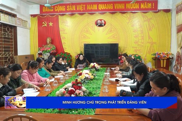 (TTV) Đảng bộ xã Minh Hương chú trọng phát triển đảng viên