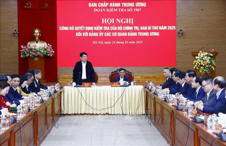 Hội nghị triển khai quyết định kiểm tra tại Đảng ủy các cơ quan đảng Trung ương- Ảnh 1.