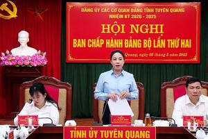 (TTV) Hội nghị lần thứ hai Đảng bộ các cơ quan Đảng tỉnh