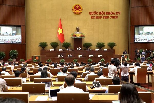 (TTV) Quốc hội làm việc tại hội trường về một số Luật