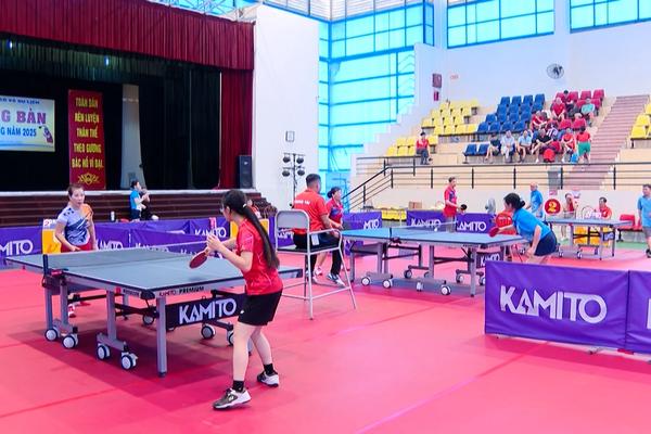 (TTV) Khai mạc Giải bóng bàn tỉnh Tuyên Quang năm 2025