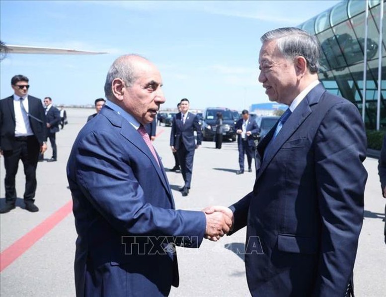 Tổng Bí thư kết thúc chuyến thăm Azerbaijan, lên đường thăm Liên bang Nga- Ảnh 1.