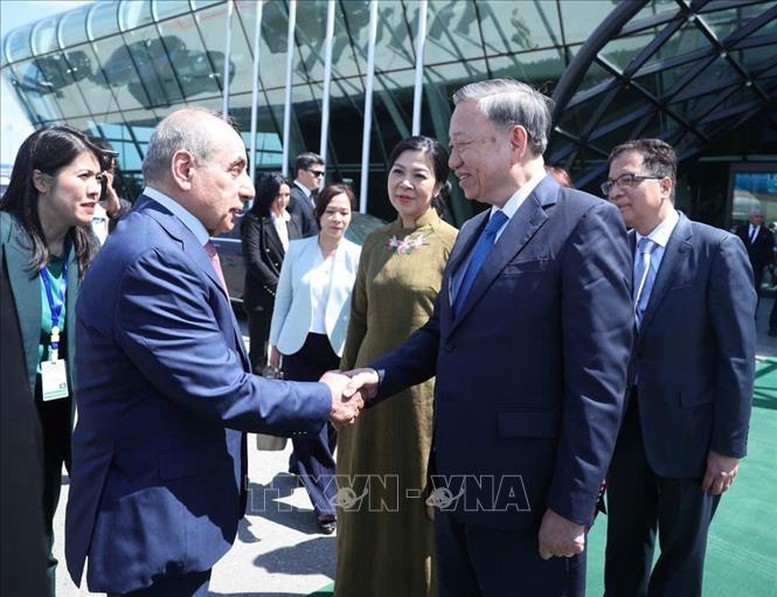 Tổng Bí thư kết thúc chuyến thăm Azerbaijan, lên đường thăm Liên bang Nga- Ảnh 2.