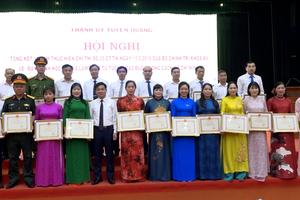 (TTV) Thành phố Tuyên Quang Tổng kết 10 năm thực hiện Chỉ thị 05