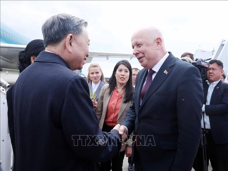 Tổng Bí thư Tô Lâm và Phu nhân bắt đầu thăm cấp Nhà nước Cộng hòa Belarus- Ảnh 2.