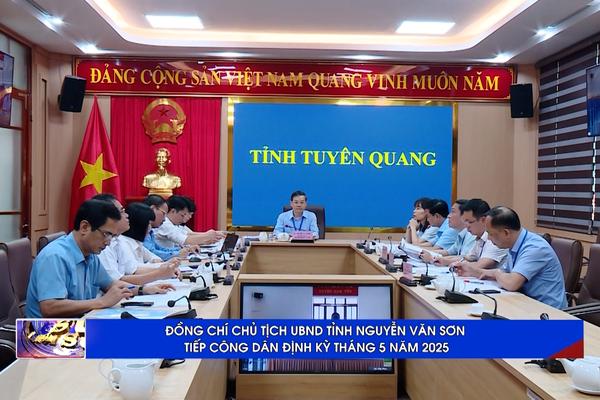 (TTV) Đồng chí Nguyễn Văn Sơn, Phó Bí thư Tỉnh ủy, Chủ tịch UBND tỉnh tiếp công dân định kỳ tháng 5/2025