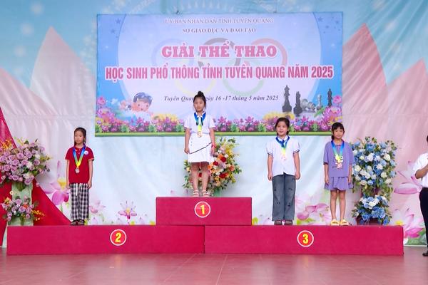 (TTV) Bế mạc Giải thể thao học sinh phổ thông tỉnh Tuyên Quang năm 2025