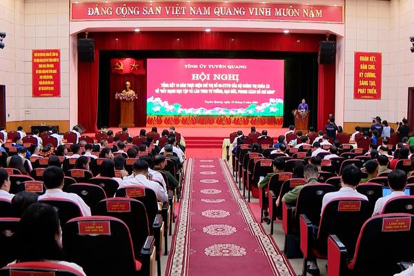 (TTV) Tổng kết 10 năm thực hiện Chỉ thị số 05 của Bộ Chính trị về đẩy mạnh học tập và làm theo tư tưởng, đạo đức, phong cách Hồ Chí Minh