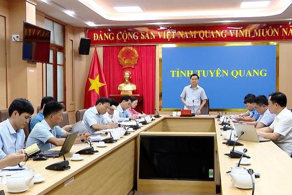 (TTV) Họp về tiến độ thực hiện Tiểu dự án 2, dự án 4 và dự án 6 thuộc Chương trình mục tiêu Quốc gia phát triển kinh tế - xã hội vùng đồng bào dân tộc thiểu số và miền núi tỉnh Tuyên Quang