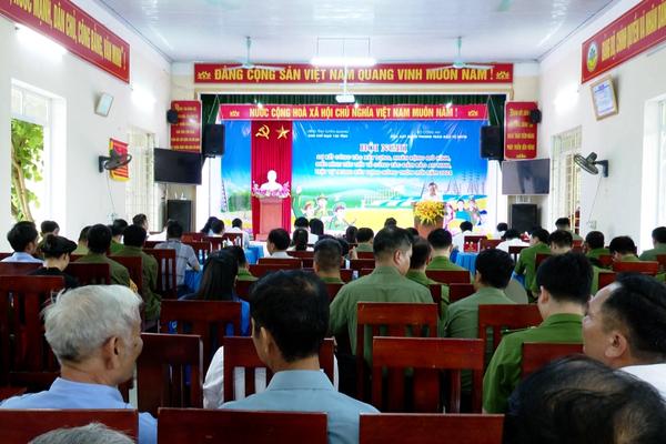 (TTV) Sơ kết mô hình, điển hình tiên tiến về đảm bảo an ninh trật tự trong xây dựng nông thôn mới