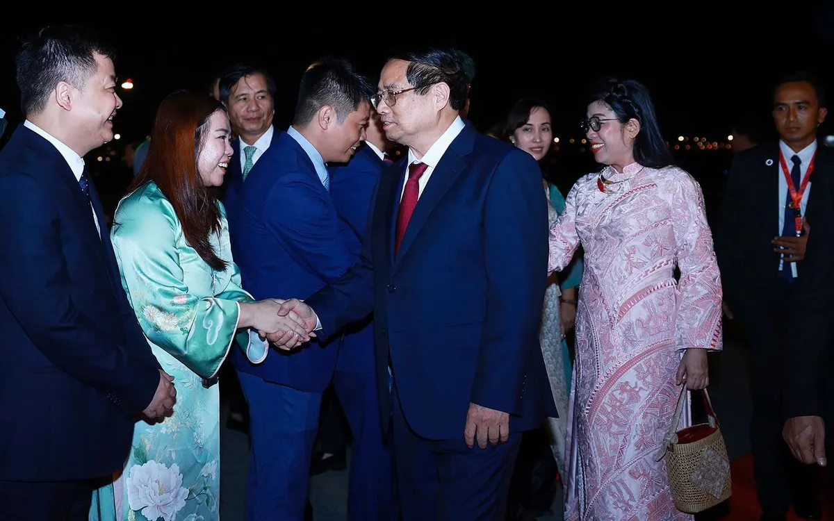 Thủ tướng Phạm Minh Chính tới Kuala Lumpur, bắt đầu thăm Malaysia và dự các Hội nghị cấp cao