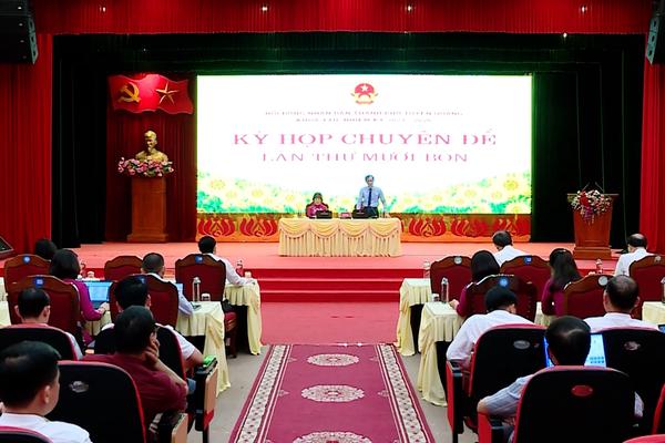 (TTV) HĐND thành phố Tuyên Quang khóa XXII tổ chức Kỳ họp chuyên đề lần thứ mười bốn