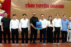 (TTV) Hiệp hội Văn hóa ẩm thực Nhật - Việt làm việc với UBND tỉnh về việc mở rộng sản xuất tam giác mạch tại Tuyên Quang
