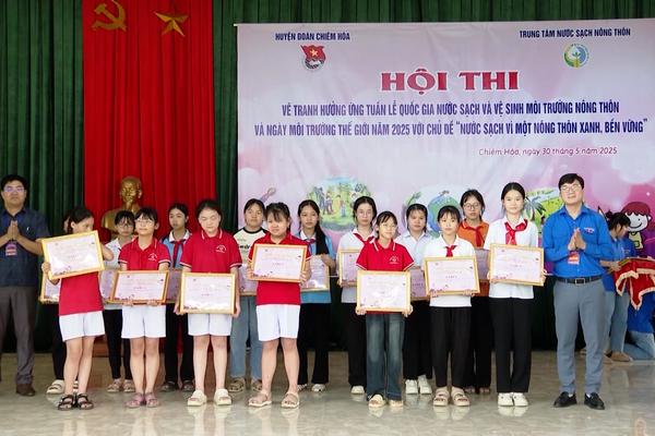 (TTV) Hội thi vẽ tranh “Nước sạch vì một nông thôn xanh, bền vững”- khi trẻ em lan tỏa thông điệp lớn