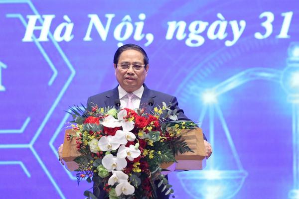 Thủ tướng Phạm Minh Chính khai trương Cổng Pháp luật quốc gia