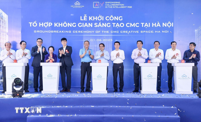 Thủ tướng Phạm Minh Chính: Tổ hợp Không gian sáng tạo CMC phải là nơi hội tụ, lan tỏa văn hóa và trí tuệ - Ảnh 1.
