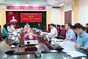 (TTV) Họp Thường trực Tỉnh ủy