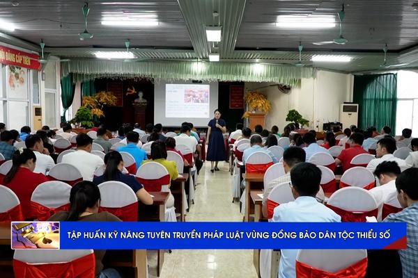 (TTV) Hội nghị tập huấn kỹ năng tuyên truyền và bồi dưỡng kiến thức pháp luật về công tác dân tộc, tôn giáo