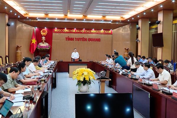 (TTV) UBND tỉnh họp chuyên đề về một số nội dung sắp xếp tổ chức bộ máy