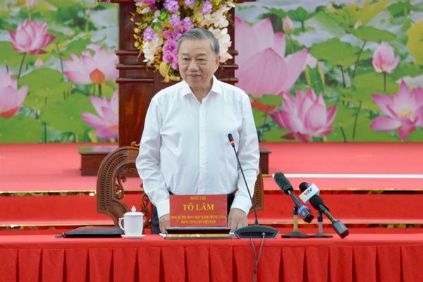 Tổng Bí thư: Hợp nhất 3 địa phương đủ tầm dẫn dắt cho cả vùng ĐBSCL