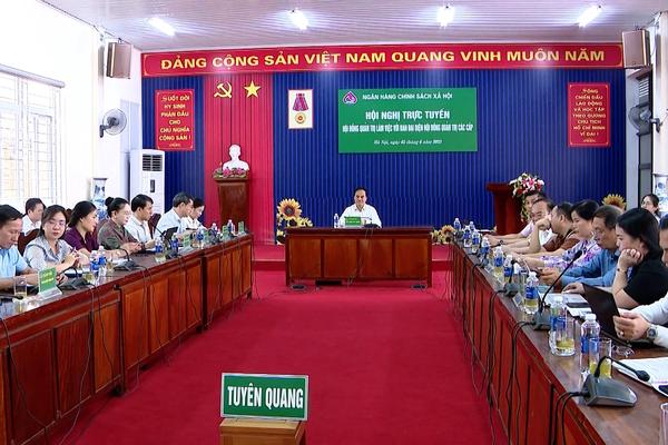 (TTV) Hội đồng quản trị Ngân hàng Chính sách xã hội Việt Nam làm việc với Ban đại diện Hội đồng quản trị các cấp