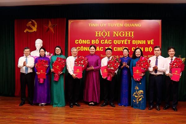 (TTV) Hội nghị công bố các quyết định về công tác tổ chức, cán bộ