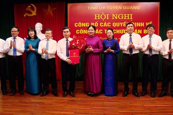 (TTV) Hội nghị công bố quyết định về cán bộ