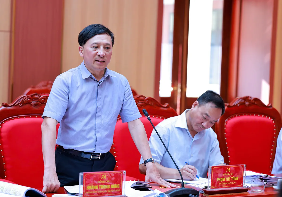 Đại tướng Lương Tam Quang làm việc với Ban Thường vụ 3 tỉnh Phú Thọ, Vĩnh Phúc và Hòa Bình - Ảnh 3.