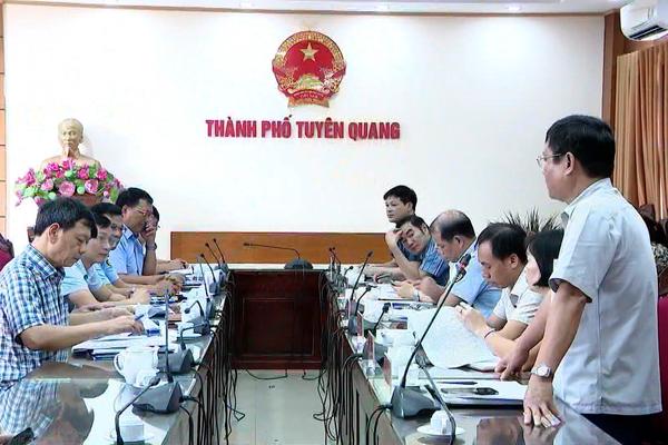 (TTV) Tổ công tác số 1 làm việc với UBND thành phố Tuyên Quang về công tác chống buôn lậu, gian lận thương mại