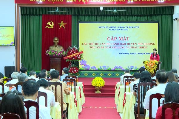 (TTV) Sơn Dương kỷ niệm 80 năm xây dựng và phát triển
