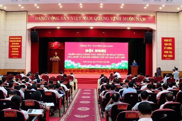 (TTV) Hội nghị triển khai công tác chuẩn bị hoạt động của đơn vị hành chính cấp xã sau sắp xếp