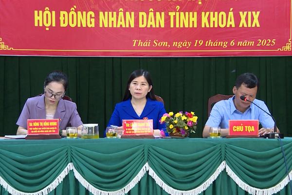 (TTV) Tiếp xúc cử tri trước Kỳ họp thứ mười HĐND tỉnh khóa XIX