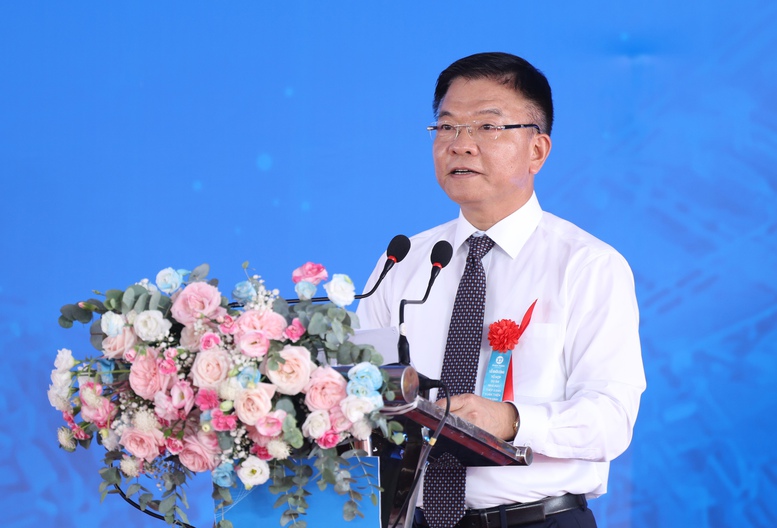 Phó Thủ tướng Lê Thành Long ấn nút khởi công Tổ hợp Thép xanh gần 100.000 tỷ- Ảnh 1.