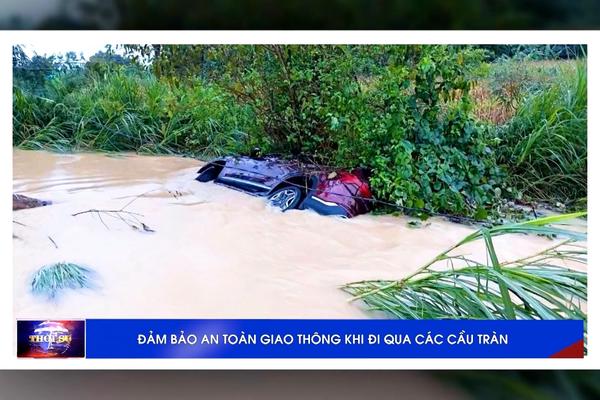 (TTV) Đảm bảo an toàn giao thông khi đi qua các cầu tràn