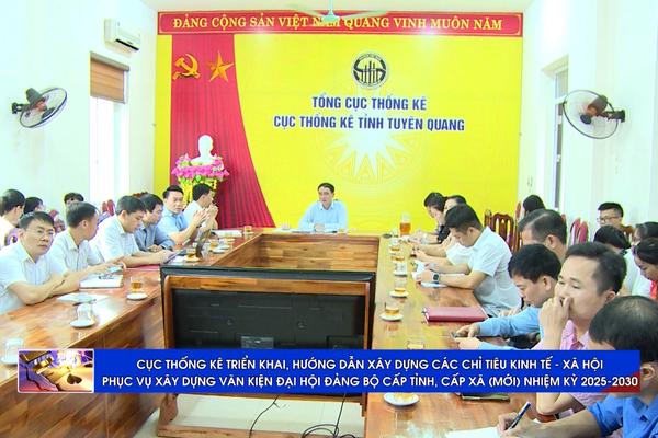 (TTV) Cục Thống kê triển khai, hướng dẫn xây dựng các chỉ tiêu kinh tế-xã hội phục vụ xây dựng văn kiện Đại hội Đảng bộ cấp tỉnh, cấp xã (mới) nhiệm kỳ 2025-2030