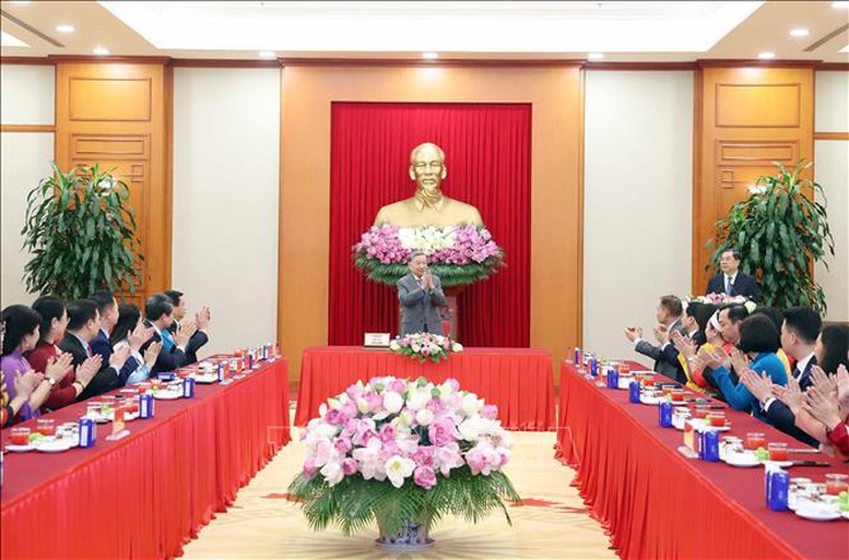 Tổng Bí thư Tô Lâm gặp mặt Nhóm đại biểu Quốc hội trẻ khóa XV- Ảnh 1.