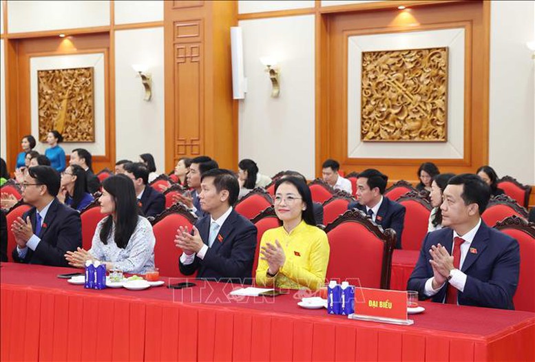 Tổng Bí thư Tô Lâm gặp mặt Nhóm đại biểu Quốc hội trẻ khóa XV- Ảnh 3.