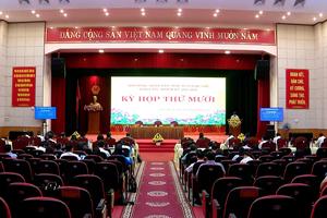 (TTV) Tổ chức Kỳ họp thứ mười, Hội đồng nhân dân tỉnh khóa XIX